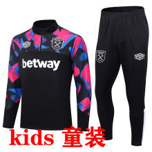 2023/24  West Ham Black Kids Sweater Tracksuit