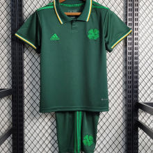 2023 Celtic limited Edition Origins Kit Green Kids Jersey