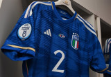 2023/24 Italy Home Blue kids Soccer Jersey