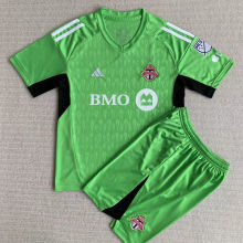 2023/24 Toronto FC Goalkeeper Green Kids Soccer Jersey