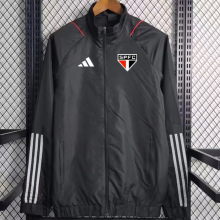 2023/24 Sao Paulo Black Windbreaker