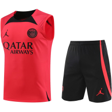 2023/24  PSG Red  Vest Training Jersey(A Set)