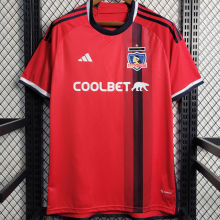 2023/24 Colo-Colo Away Red Fans Soccer Jersey