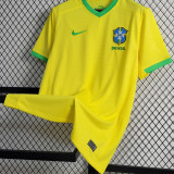 2023/24 Brazil Home 1:1 Quality Yellow Fans Soccer Jersey