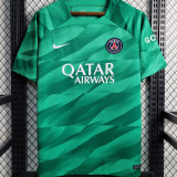 2023/24 PSG Green Goalkeeper Soccer Jersey