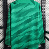 2023/24 PSG Green Goalkeeper Long Sleeve Jersey