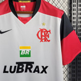 2008/09 Flamengo Away White Retro Soccer Jersey