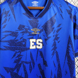 2023/24 EL Salvador Home Blue Fans Soccer Jersey 萨尔瓦多