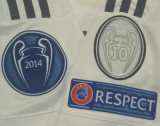 2014-2015 RM Home White Retro Soccer Jersey