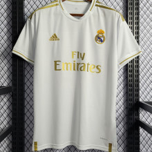 2019/20 RM Home White Retro Soccer Jersey