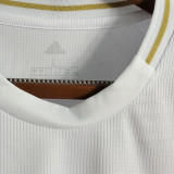 2019/20 RM Home White Long Sleeve Retro Soccer Jersey