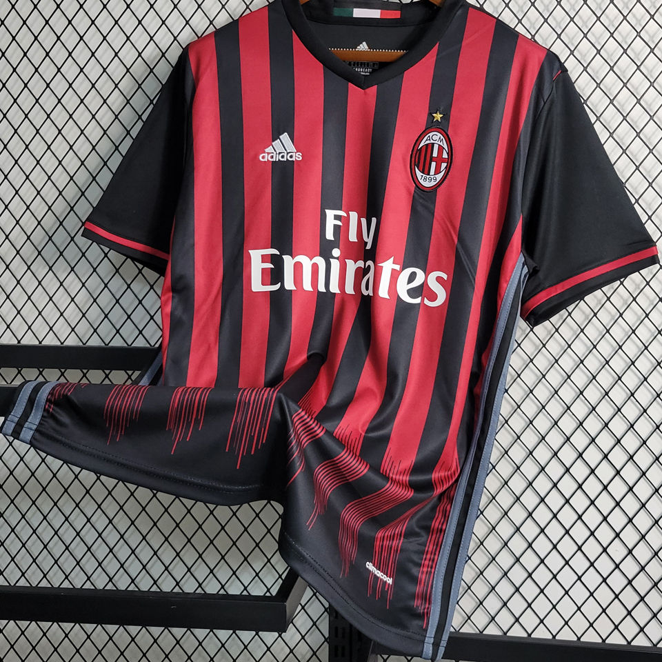 adidas AC Milan Home Jersey Youth 2016/17 - Black