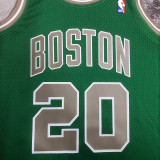 2007/08 Celtics ALLEN #20 Retro Green NBA Jerseys热压