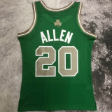 2007/08 Celtics ALLEN #20 Retro Green NBA Jerseys热压
