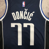 2023/24 Mavericks DOECIC #77 Sapphire Blue  NBA Jerseys