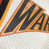 2007/08 Warriors CURRY #30 Retro White NBA Jerseys热压