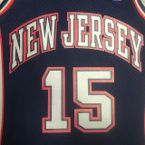 2006/07 Nets CARTER #15 Retro Dark Blue NBA Jerseys热压