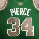 2007/08 Celtics PIERCE #34 Retro Green NBA Jerseys热压