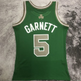 2003/04 Celtics GARNNETT #5 Retro Green NBA Jerseys热压