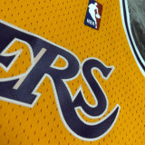 2007/08 Lakers BRYANT #24 Retro Yellow NBA Jerseys热压
