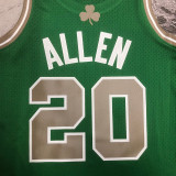 2007/08 Celtics ALLEN #20 Retro Green NBA Jerseys热压