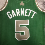 2003/04 Celtics GARNNETT #5 Retro Green NBA Jerseys热压