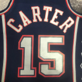 2006/07 Nets CARTER #15 Retro Dark Blue NBA Jerseys热压