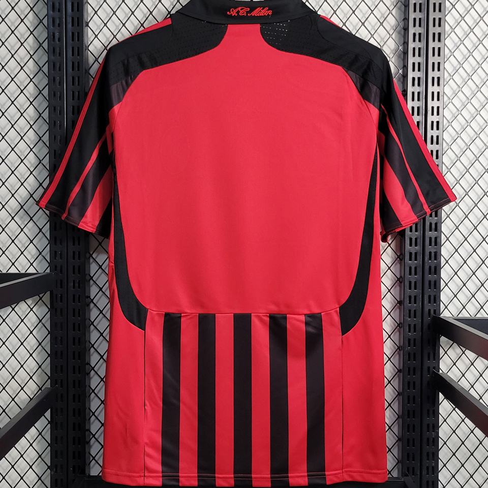 2013/14 AC Milan Home Long Sleeve Retro Kit