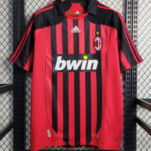 2007/08 AC Milan Home Retro Soccer Jersey