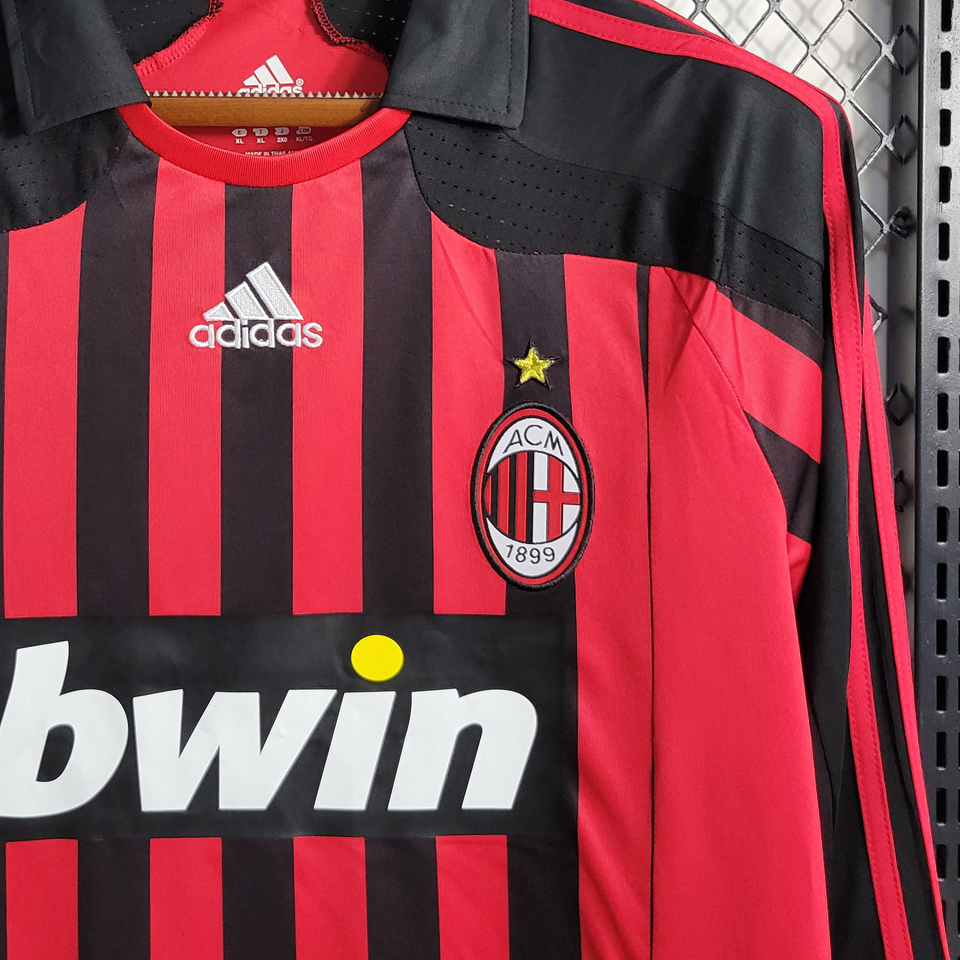 2007/08 AC Milan Home Retro Soccer Jersey