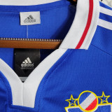 2000 Yugoslavia Home Blue Retro Soccer Jersey