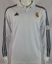 2001/02 RM Home White Long Sleeve Retro Jersey