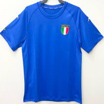 2000 Italy Home Blue Retro Soccer Jersey