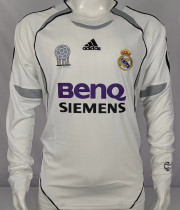 2006/07 RM White Home Long Sleeve Retro Jersey