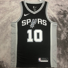 2023/24 Spurs SOCHAN #10 Black  NBA Jerseys