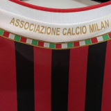 2011-2012 AC Milan Home Long Sleeve Retro Jersey
