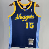 2006/07 Nuggets ANTHONY #15 Dark Blue Retro NBA Jerseys 热压