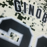 2013/14 Spurs GINOBILI #20 Camo Retro NBA Jerseys 热压