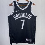 2023/24 Nets DURANT #7 Black NBA Jerseys