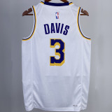 2023/24 Lakers DAVIS #3 White NBA Jerseys 热压