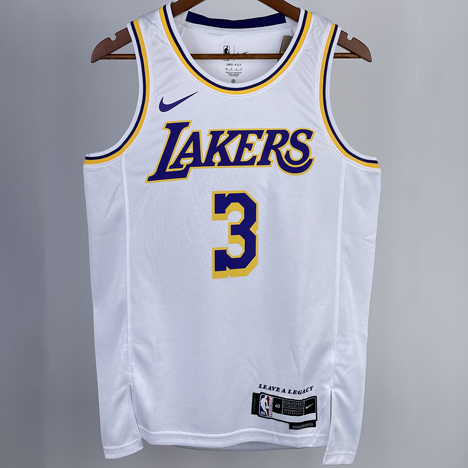 2023/24 Lakers DAVIS #3 Bkacl City Edition NBA Jerseys