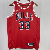 2023/24 Bulls PIPPEN #33 Red NBA Jerseys