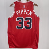 2023/24 Bulls PIPPEN #33 Red NBA Jerseys