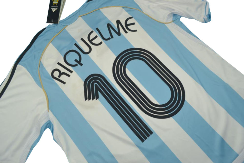 Vintage Soccer Jersey Argentina Home Long Sleeve 2006