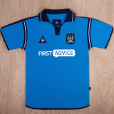 2002/03 Man City Home Blue Retro Soccer Jersey