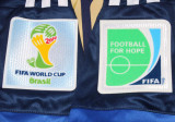2014 Argentina Away Retro Long Sleeve Soccer Jersey
