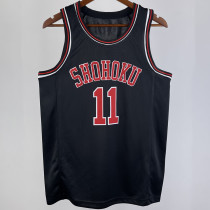 RUKAWA #11 SHOHOKU Black NBA Jersey