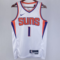 2023/24 Suns BOOKER #1 White  NBA Jerseys