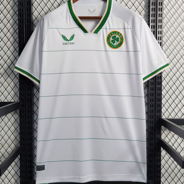 2023/24 Ireland Away White Fans Soccer Jersey