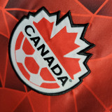 2023/24 Canada Home Red Fans Soccer Jersey